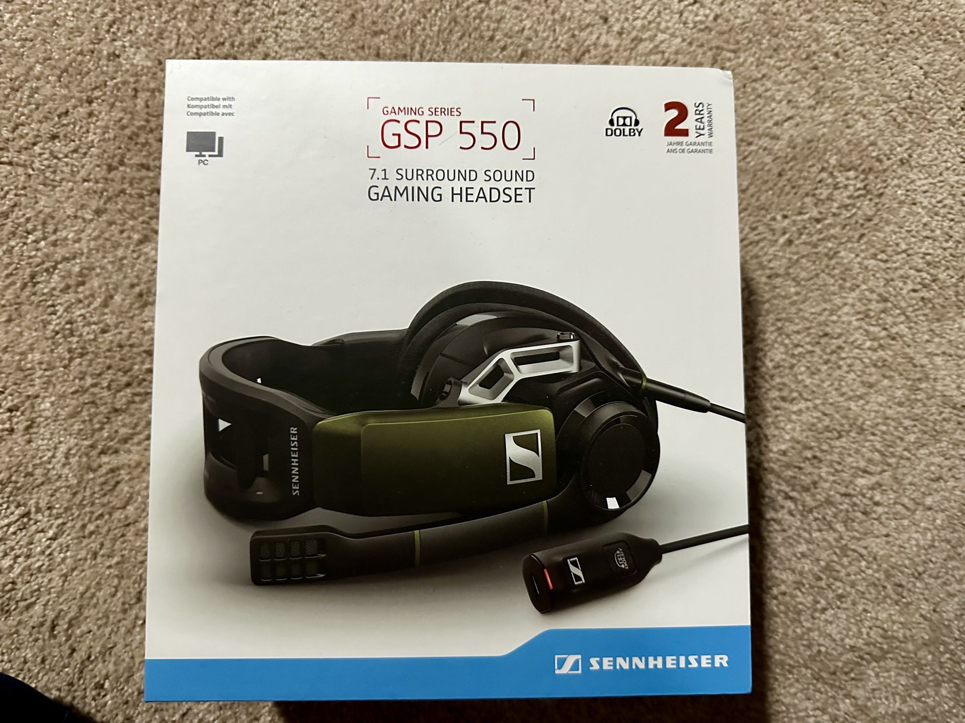Sennheiser GSP550 Wired Gaming Headset