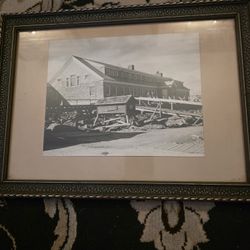 Framed Summit House White Mountain 