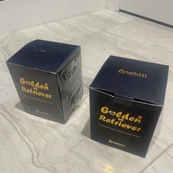 Onebttl pair of Golden Retriever glasses/tumblers-brand new in the box. 