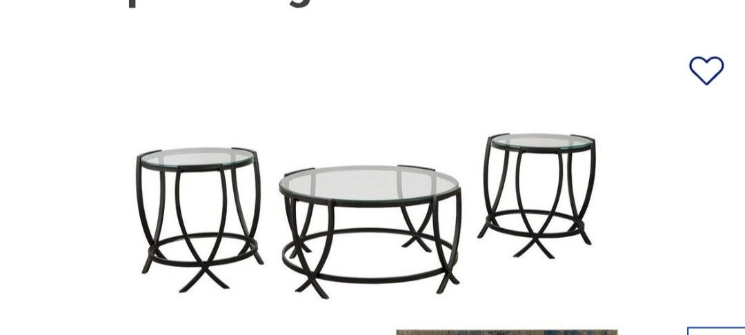 3 Tables & 2 Lamps