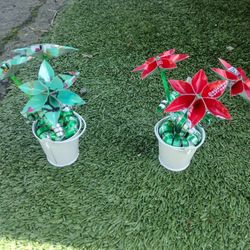 Mini Flores De Aluminio 