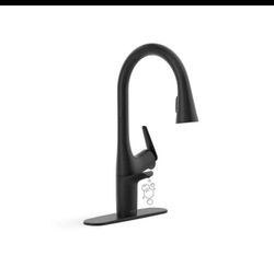 Kohler Faucet -New! Sleek Matte Black Kitchen Faucet
