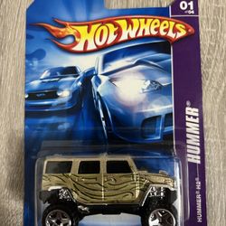 New Mattel 2006 Hot Wheels Gold Tone Hummer H2