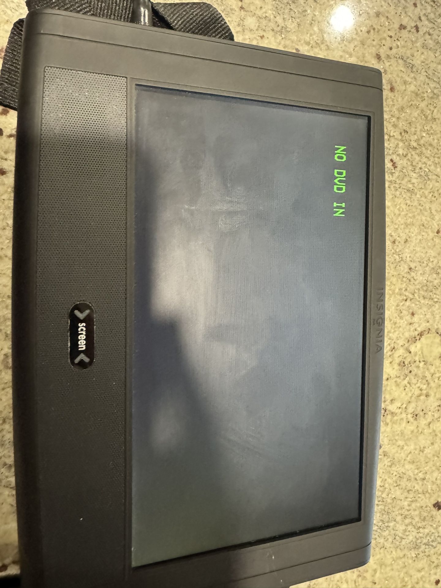 10” Insignia Portable Car/dvd Player