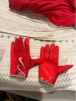 Ohio state Nike football gloves M