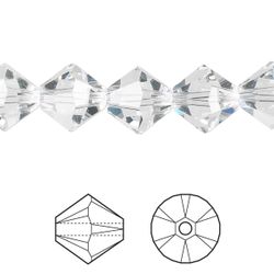72 Swarovski 10mm Bicone 5328 Beads in Crystal