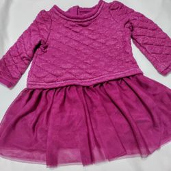 ✨BABY GAP FUCHSIA DRESS BABY GIRL 18-24 MO SWEATER DRESS 2ND BIRTHDAY DRESS ✨