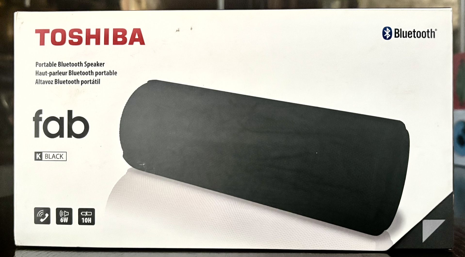 TOSHIBA Portable Bluetooth Speaker 