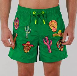 Bain De Mer MEXICAN AO | Mens Swimwear  GREEN- New - BAINDEMER