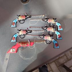 vintage popcork toy guns  lot sale-6