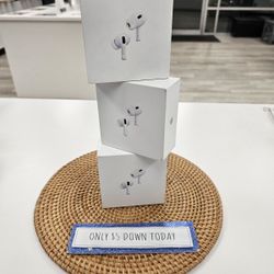 Apple Airpods Pro 2nd Gen Bluetooth Headphones / Earbuds NEW - Pay $1 DOWN AVAILABLE - NO CREDIT NEEDED