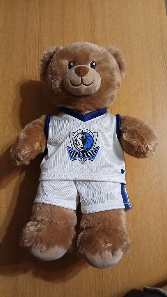 Dallas Mavericks Build-A-Bear Teddy Bear 🧸 15 Inch NBA Plush
