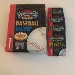 1993 Stadium Club Series 1 Sealed Packs (16)
