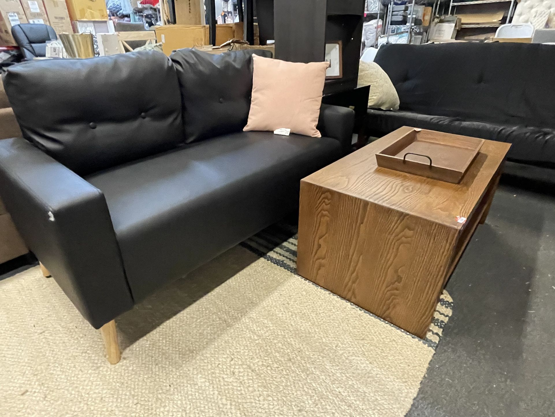 Black Loveseat