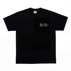 Vetements Limited Edition Name Tag Tee Black M