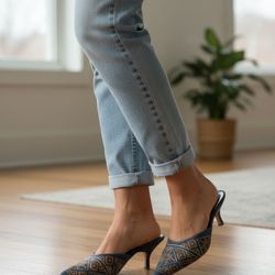 Leather Upper Made In Spain Size 7 Ladies Shoes 