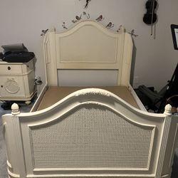 Full Sized Wooden Bed Set