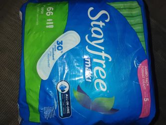 Woman's Stay free maxi pads