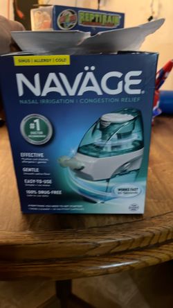 Manage nasal irrigation congestion relief
