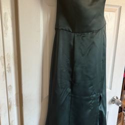 Hunter Green Bridesmaid Dress