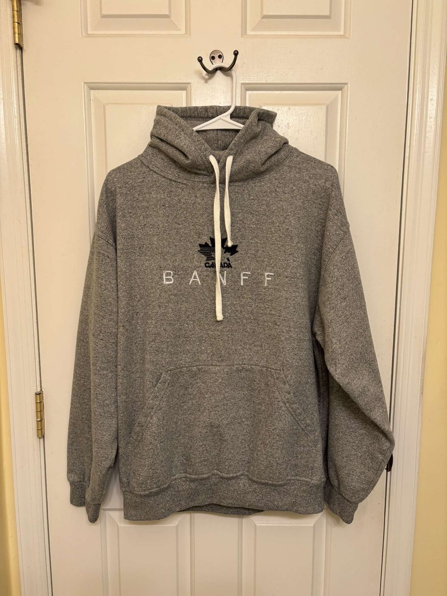 Banff Canada Gray Hoodie Canada Athletics Classic Pullover Sweatshirt 