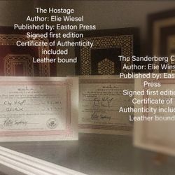 The HOSTAGE & THE SANDERBERG CASE, 1st Edition Signed