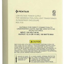 Pentair Pool/Spa Transformer box