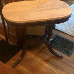 Oval Entry table