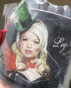 Leg Avenue mini glitter top hat w/veil