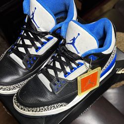 Nice 😮‍💨 !! Air Jordan 3 Retro "Sport Blue" (2014) size 10.5 !