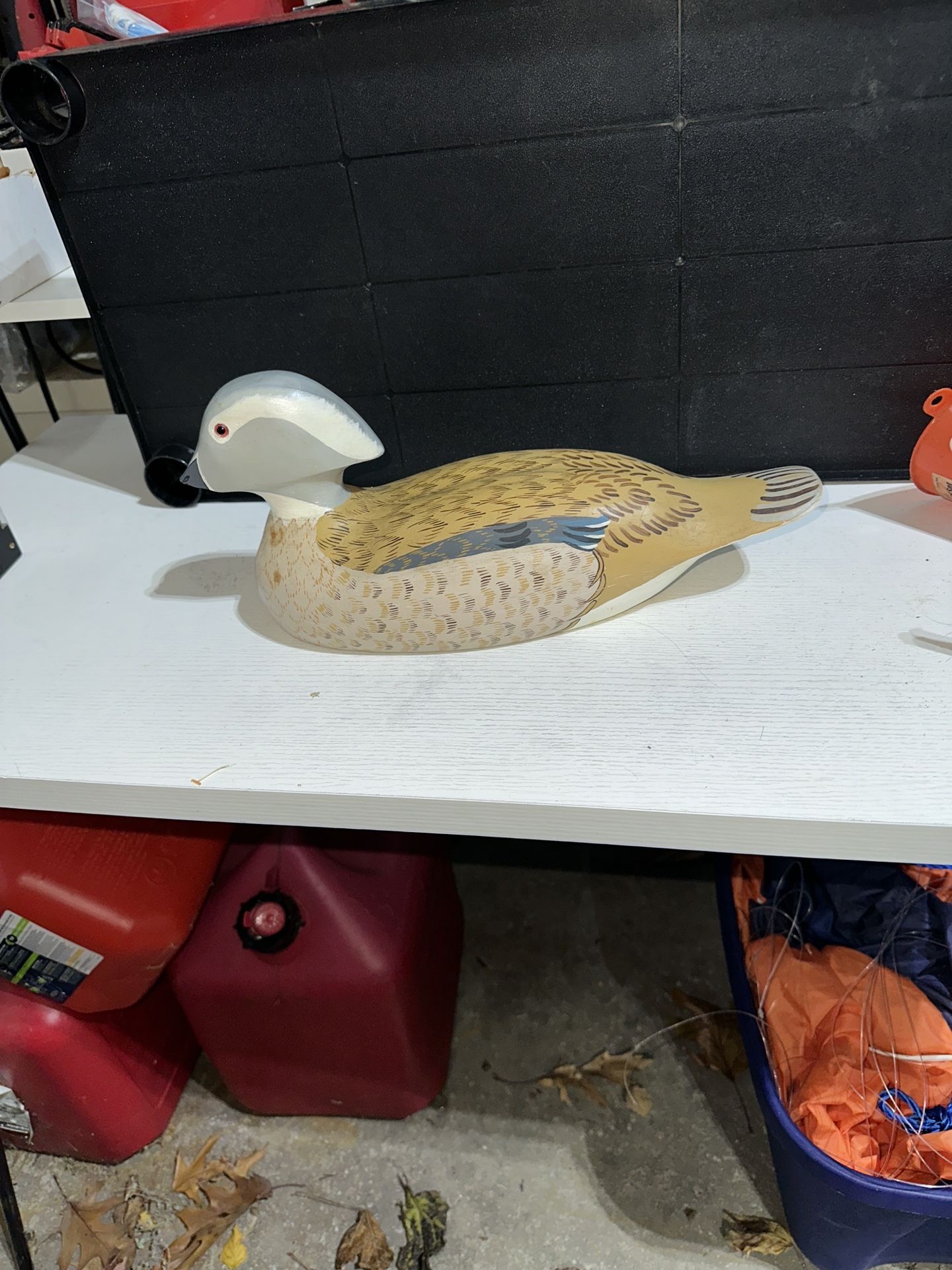 Vintage Handcrafted Wooden Duck