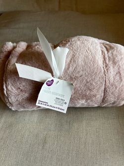 Pink Plush Baby Blanket