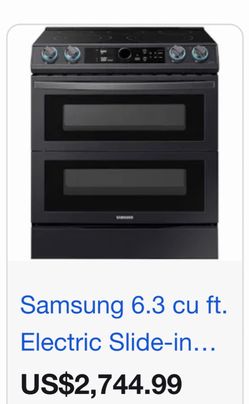Samsung electric stove