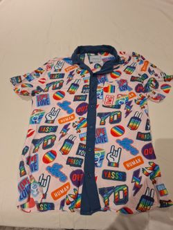 Trinity Collective Pride button-up shirt