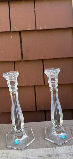 Tiffany candlestick holders