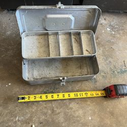 Vintage Metal Tackle Box