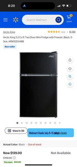 Arctic King Mini Refrigerator With Freezer