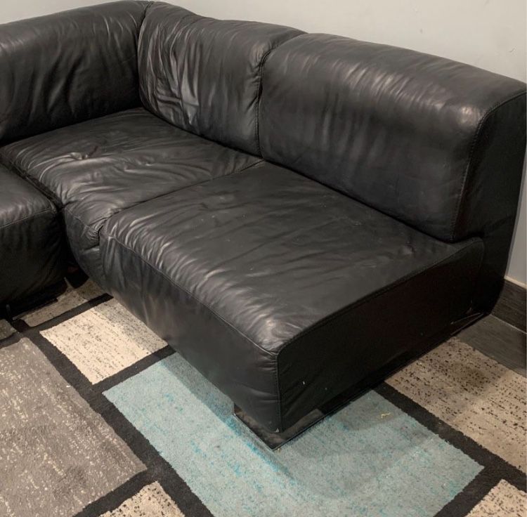 Real Leather Couch 