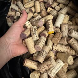 Lot of 500 Used All Natural Wine Bottle Corks