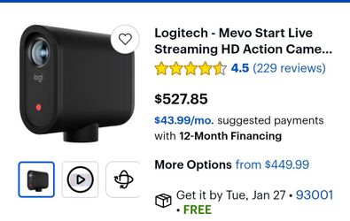 Mevo streaming camera