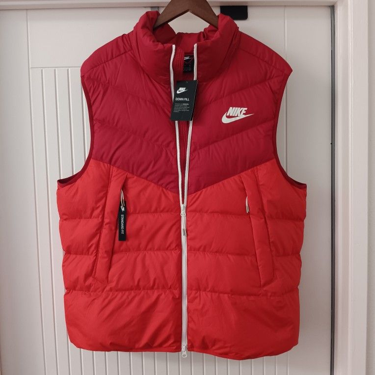 Nike Men's Down Fill Windrunner Vest XXL Standard Fit