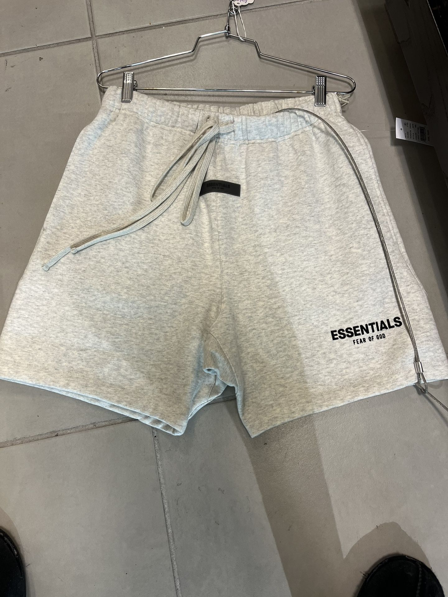 Essential Fear Of God Shorts Light Oatmeal
