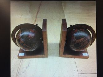 Globe Bookends