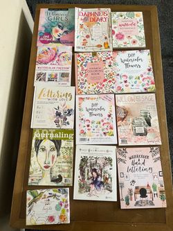 12 Watercolor books DYI