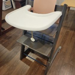 Stokke High Chair, Tray, And Harness - Adjustable, Convertible, All-in-One High Chair for Babies & Toddler