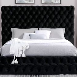 Brand New Black Queen Platform Bed Frame (Available In Eastern King)