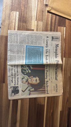 Tribute to Elvis special edition new paper