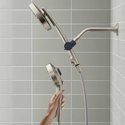 Kohler Prone 3-in-1 Multifunction Shower Head with PowerSweep Combo Shower Kit, PowerSweep Spray, Ma