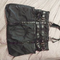 Purse With Leather Accents