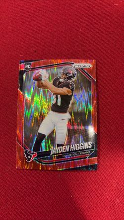 Jayden Higgins Prizm Rookie Card Houston Texans